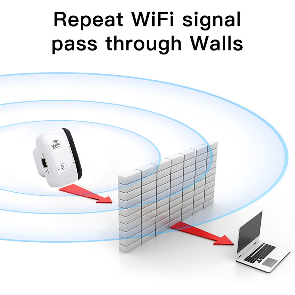 Miniatura: FENVI Wireless WiFi Repeater 300Mbps 2.4Ghz Repeater Network Expander Range 802.