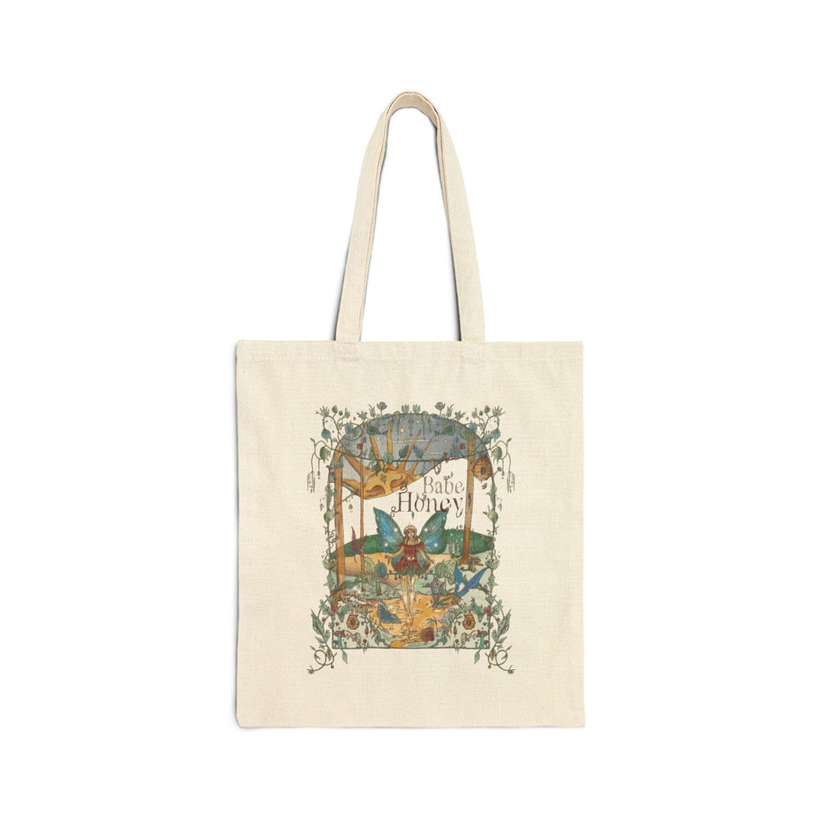 Fairy Honey Canvas Tote Bag