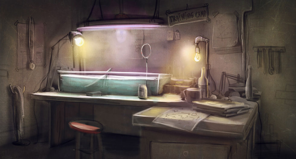 Training camp - concept