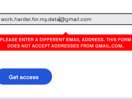 When 'Work Email Only' Isn't Working