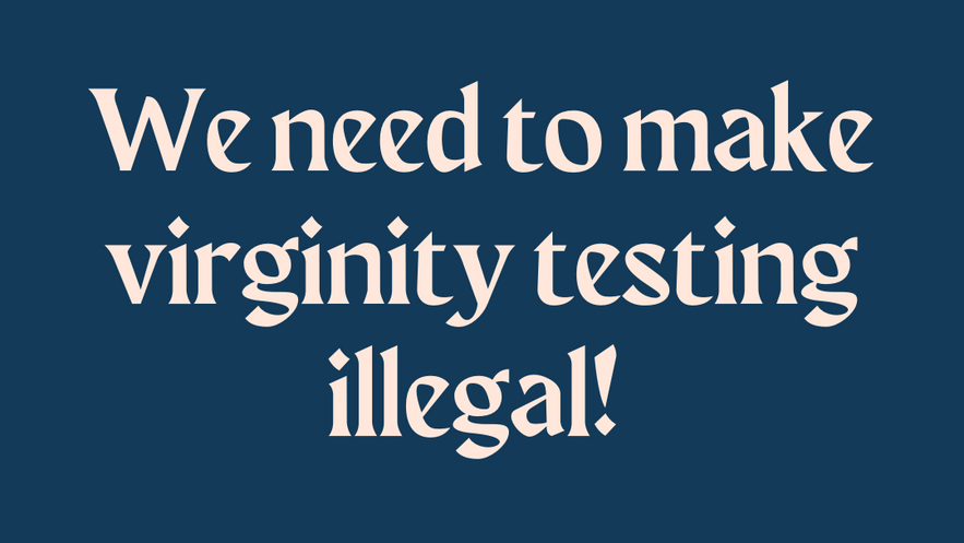 Let's Stop Virginity Testing