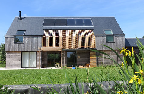 Maison, bardage, bois