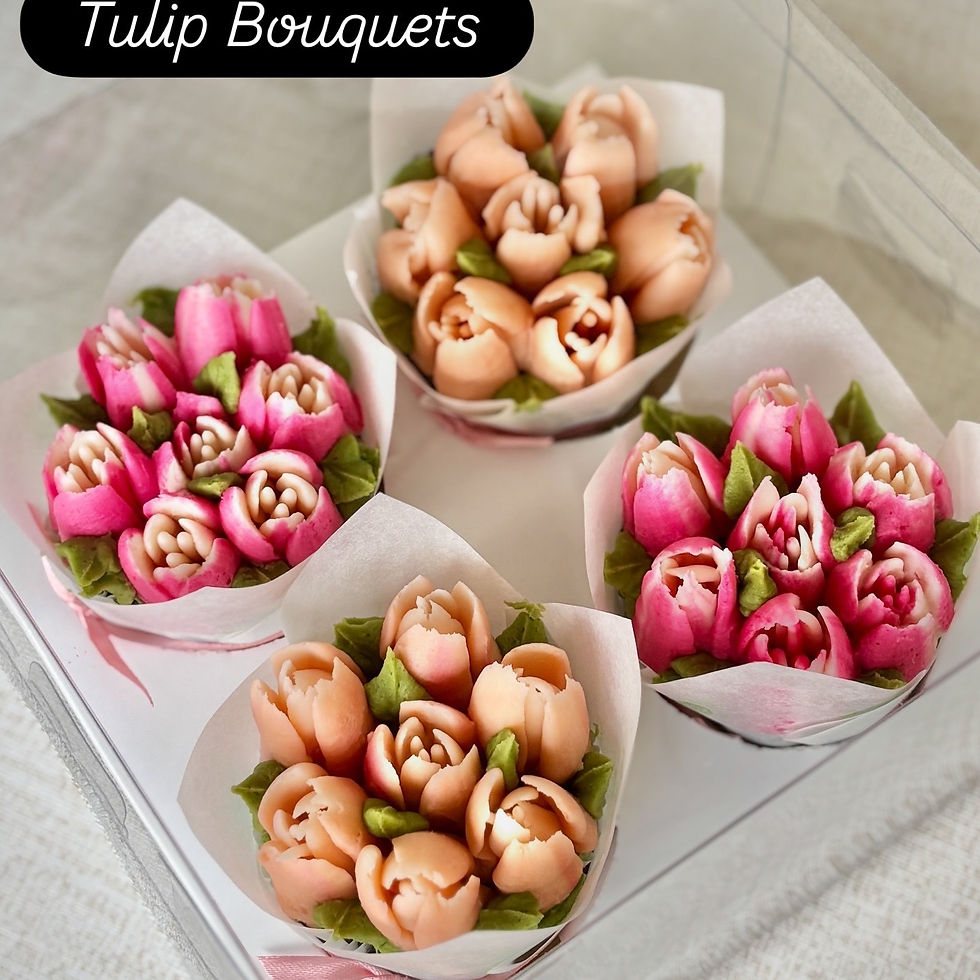 Cupcakes (Floral) - Half Dozen