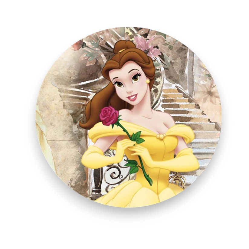 Funda Circular La Bella y la Bestia