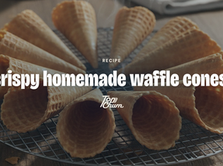Crispy Homemade Waffle Cone Recipe for Ice Cream Lovers