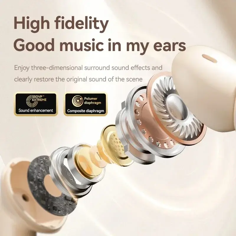 Miniatura: S510 Bluetooth  Wireless Touch Control Headphones HiFI Stereo Waterproof Earphon