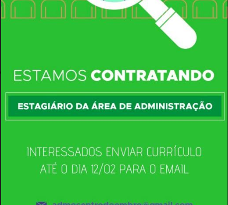 Vaga de Estágio para O Centro do Ombro