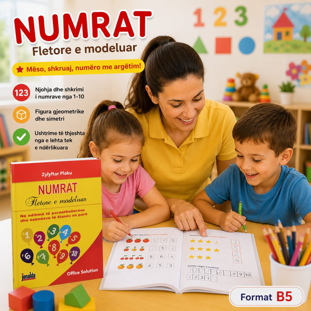 Fletore e modeluar B5 Numrat