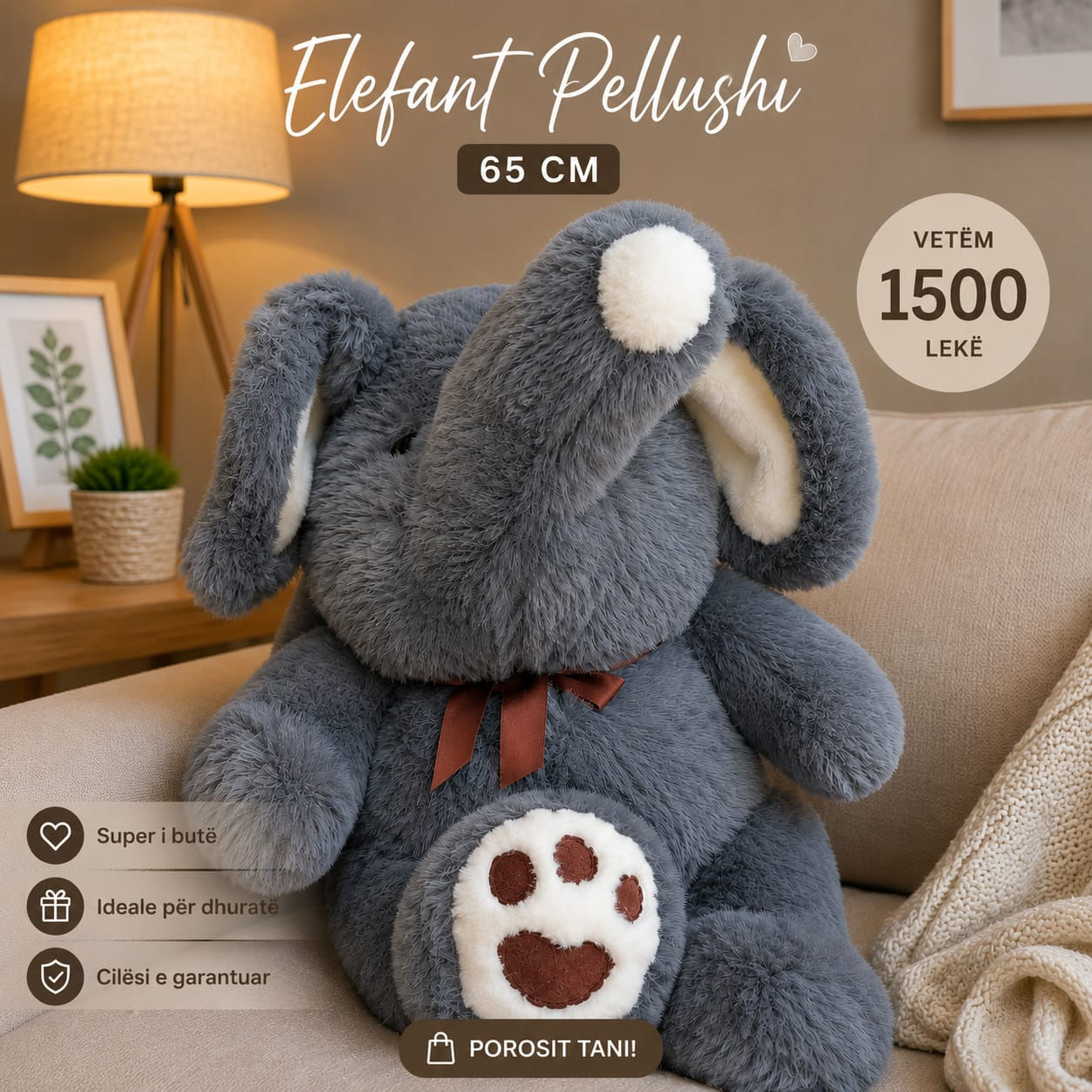 Elefant 65 cm