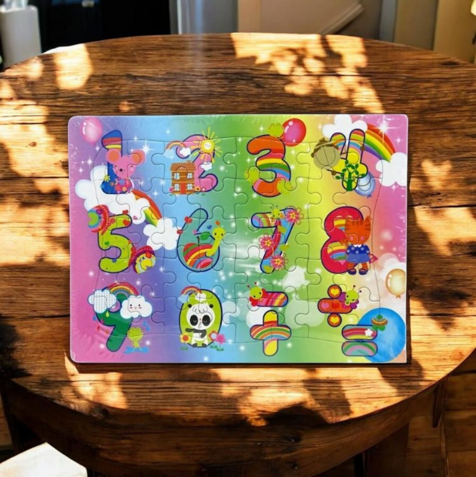 Puzzle me numra dhe ngjyrosje 28x21 cm