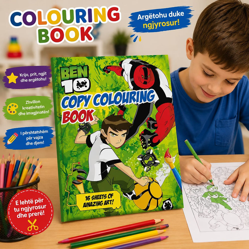 Thumbnail: Coloring Book A4 me Personazhe dhe Stickersa