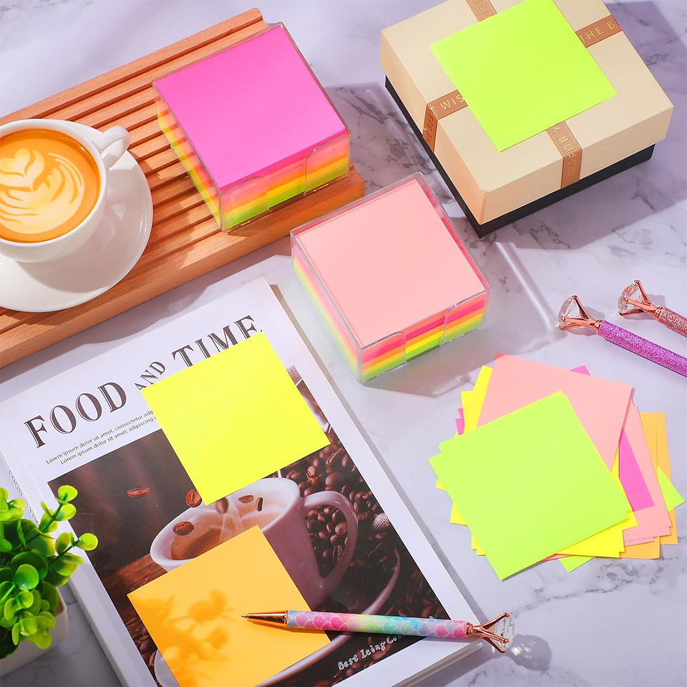 Thumbnail: Sticky Notes me mbajtese plastike me 500 flete