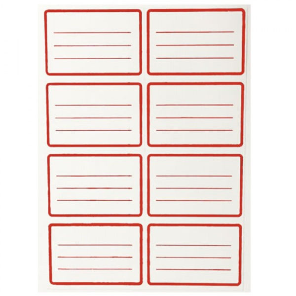 Etiketa per libra dhe fletore 8 cope