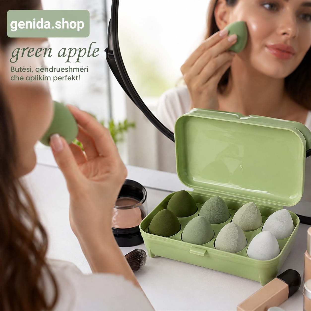 Seti i sfungjereve per Make Up
