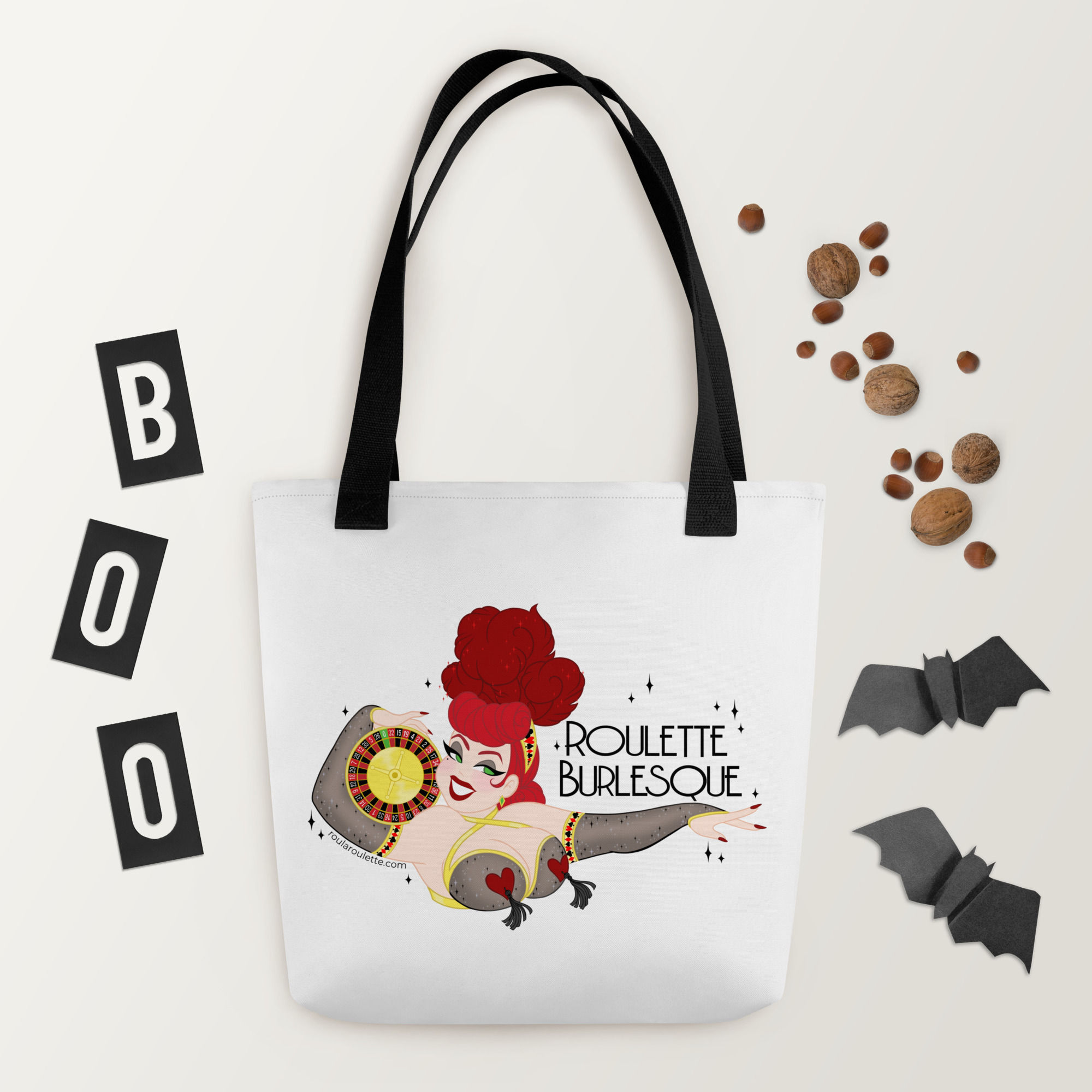 Roulette Burlesque Tote bag