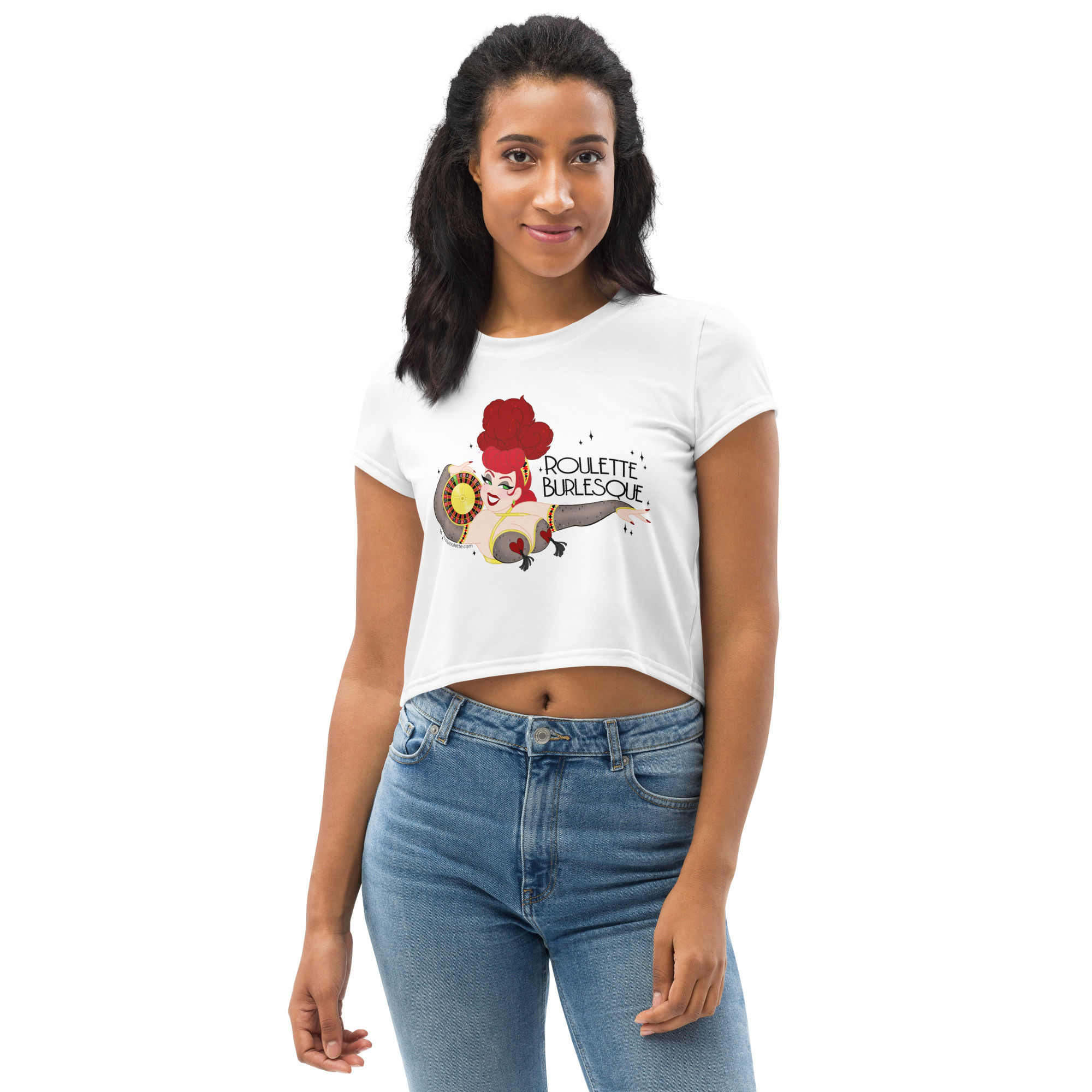 Roulette Burlesque Crop Top