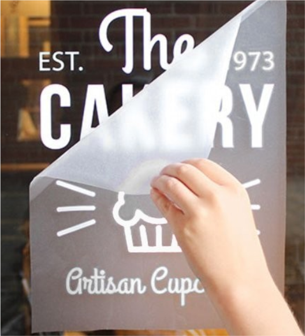 Adesivo recorte com máscara em hortolândia