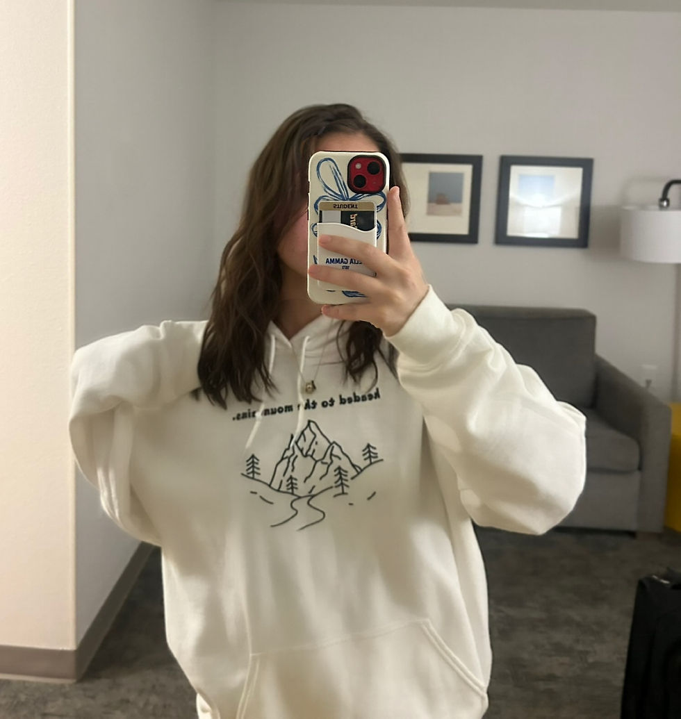 Hooded Mountain Sweatshirt