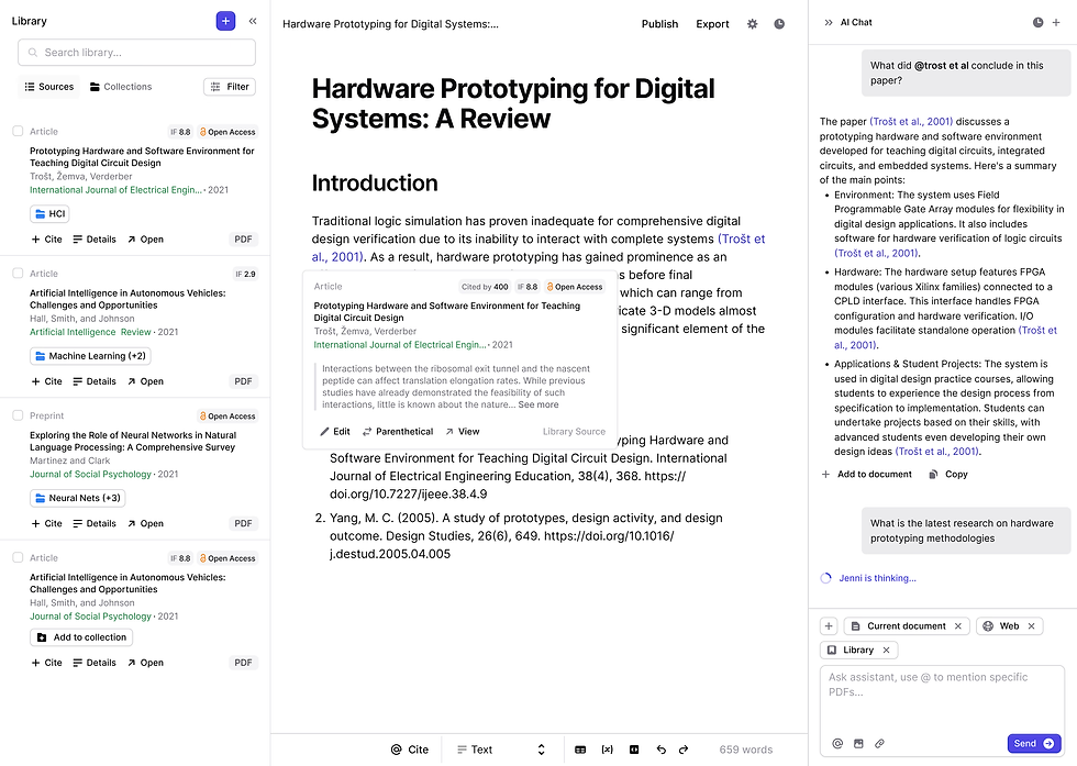 AI Tools for Research