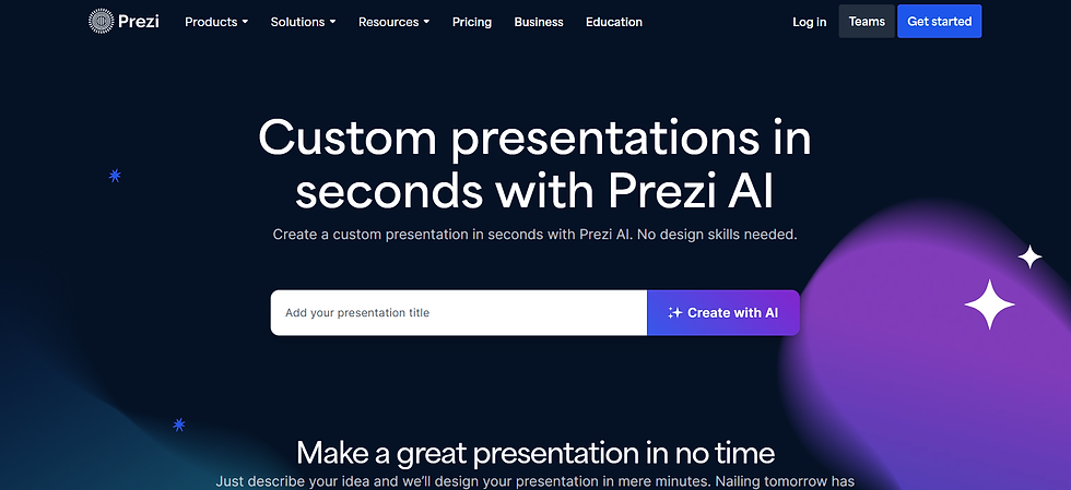 AI Tool for Presentations