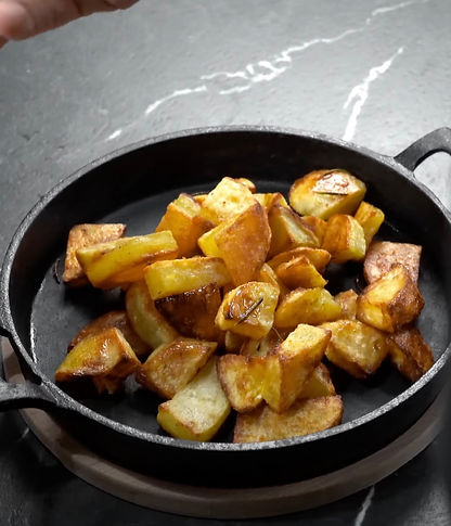 PATATE AL FORNO CON BOTTARGA DI MUGGINE