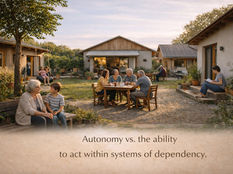 The Illusion of Autonomy – An Evolutionary and Societal Mismatch