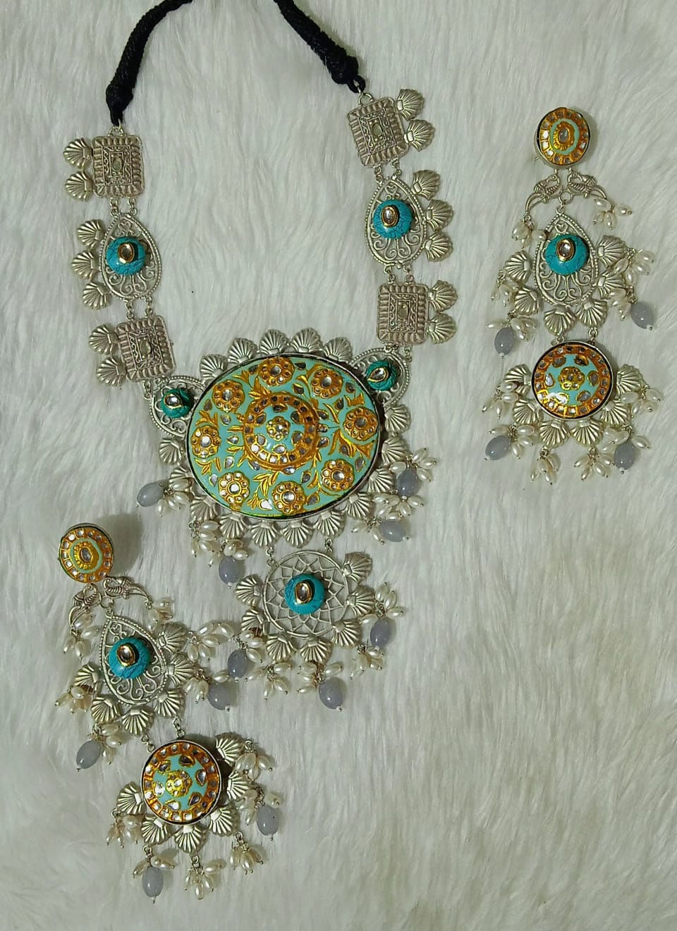 Thumbnail: Oxidised metal Necklace sets