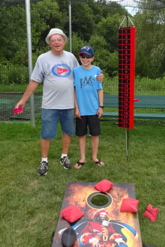 Championship Cornhole Team Gene and Adam