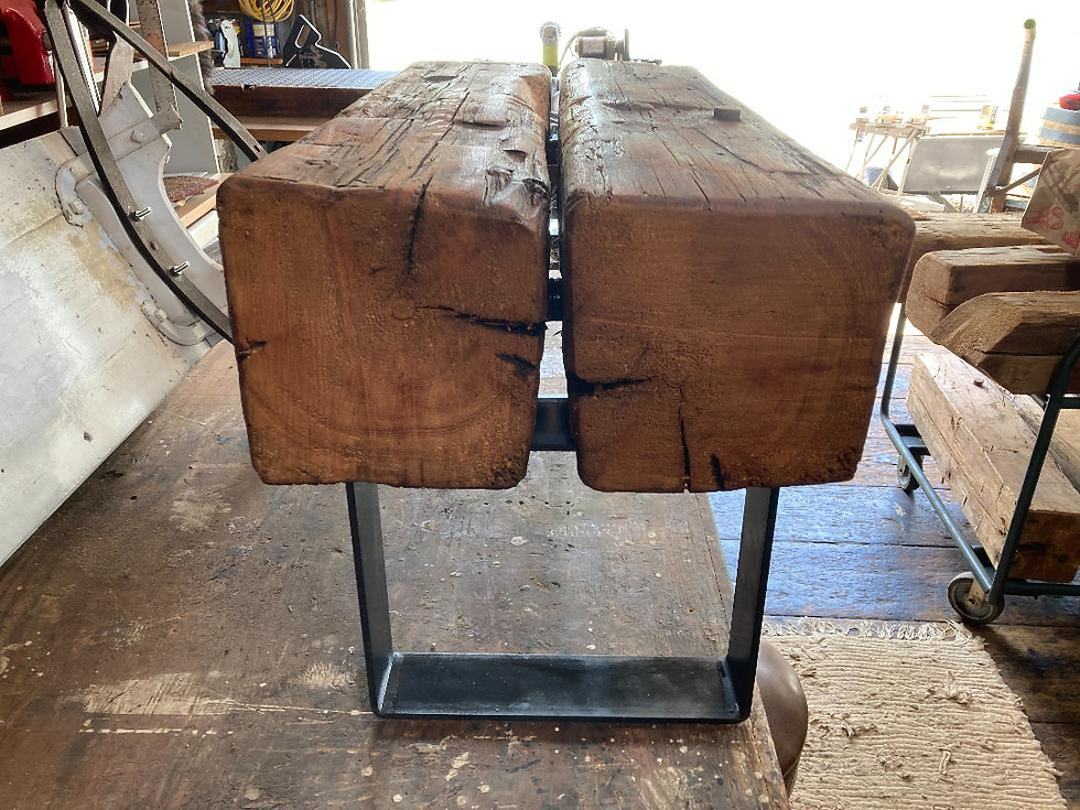 Thumbnail: "Floating" bolted bench/table