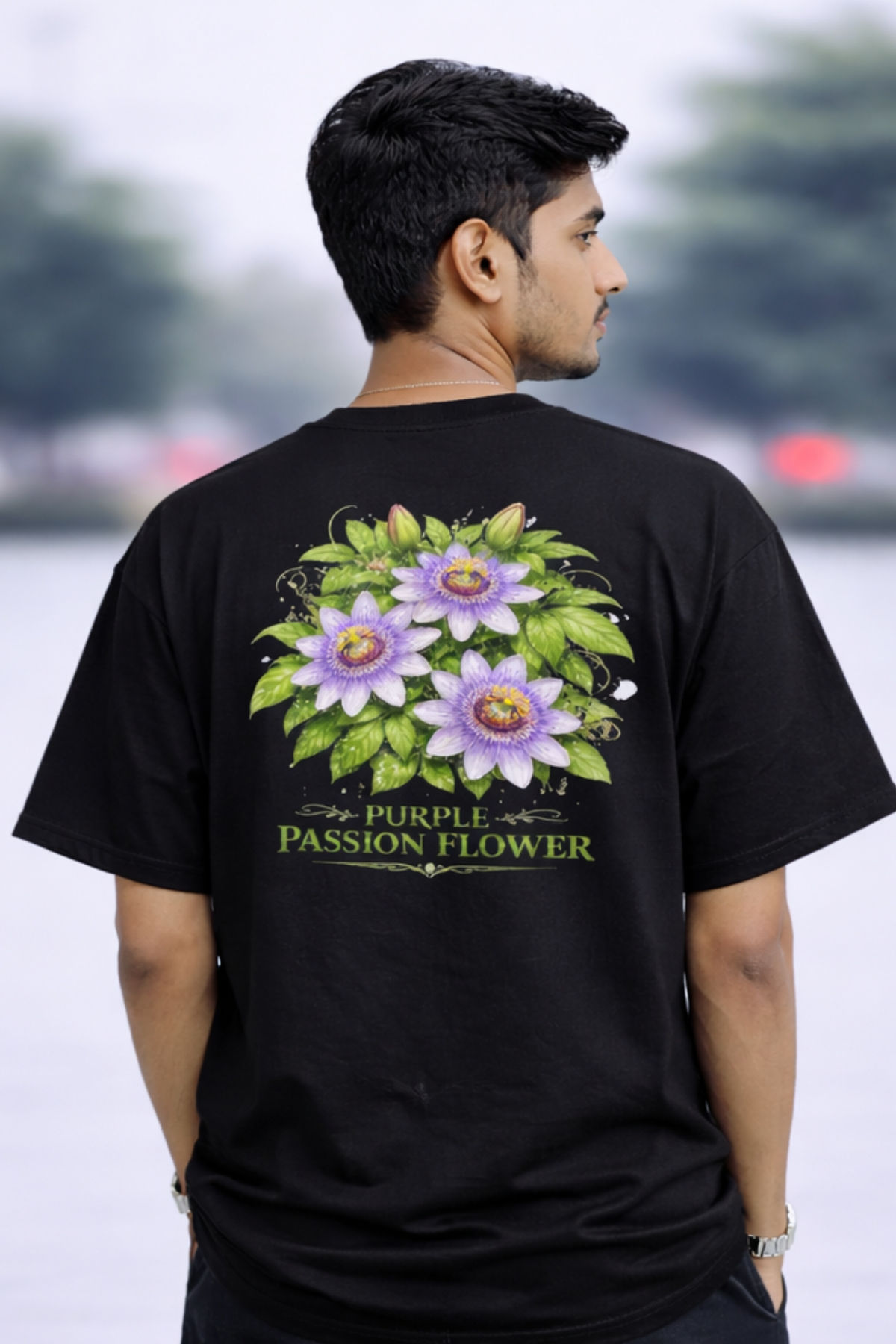 T-shirt Purple Passion Flower