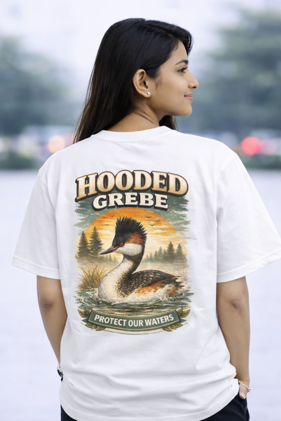 Thumbnail: T-shirt Hooded Grebe