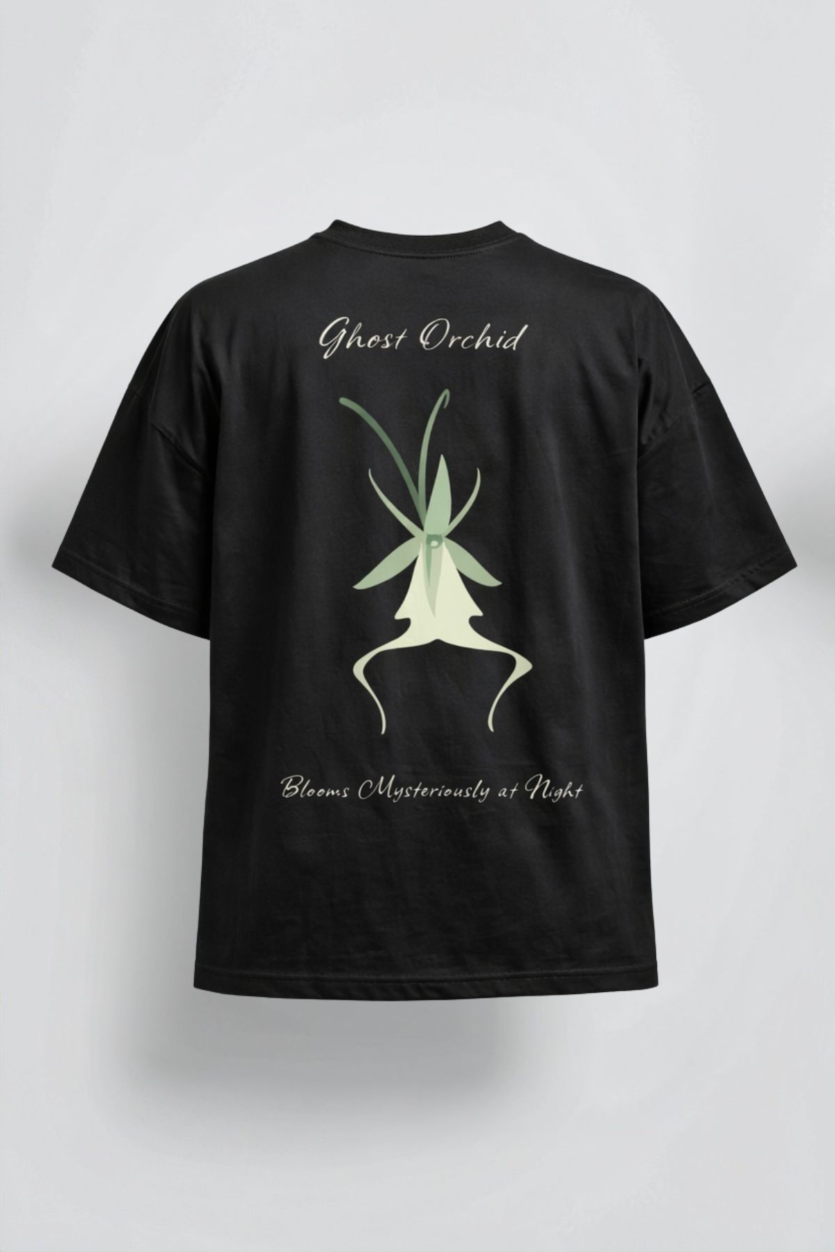 Black T-shirt Ghost Orchid