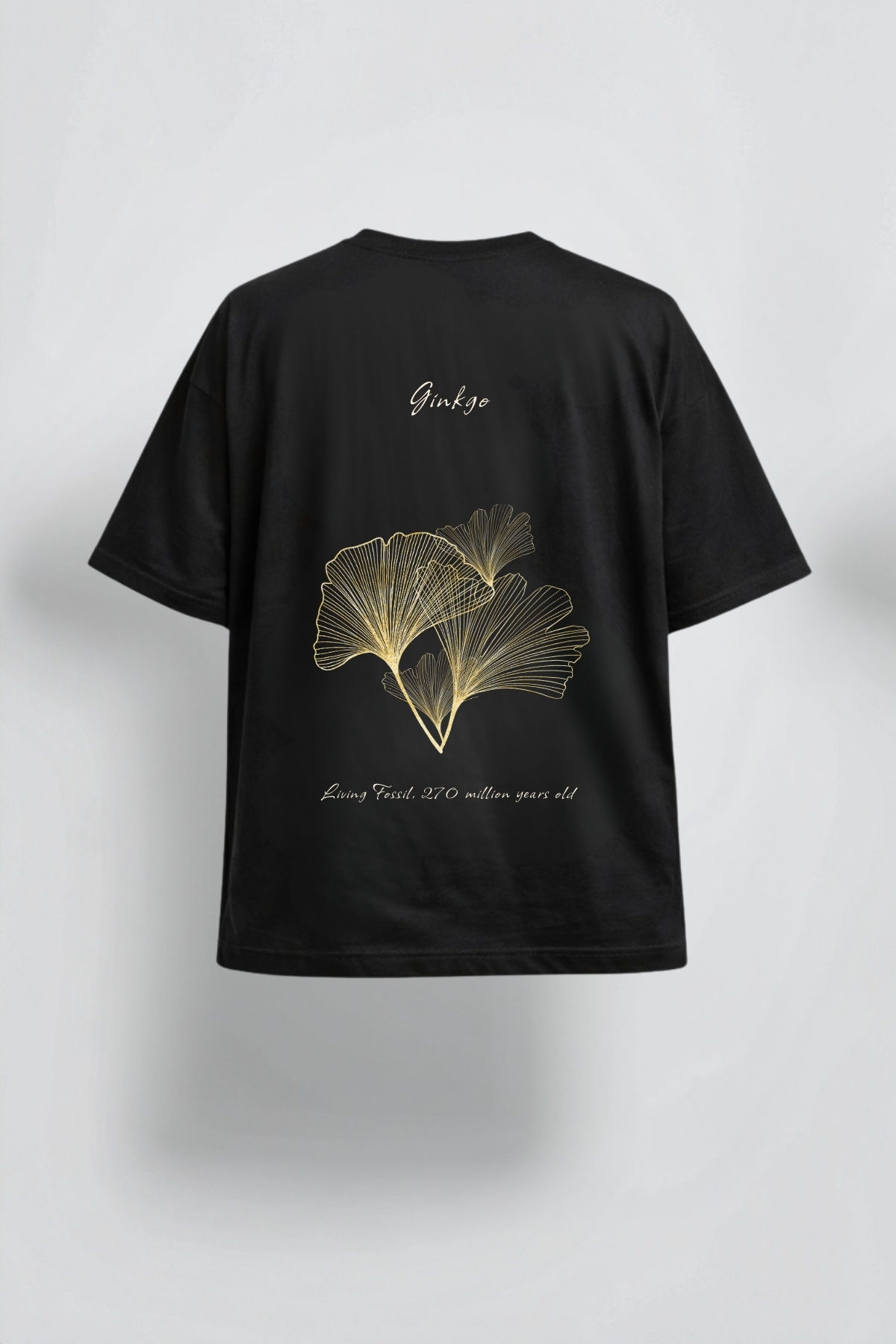 Black T-shirt Ginkgo