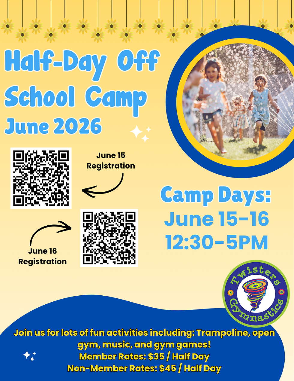 Half-Day Off School Camp
