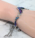 Thumbnail: Michigan Lakes Enamel Northen Lights Bracelet