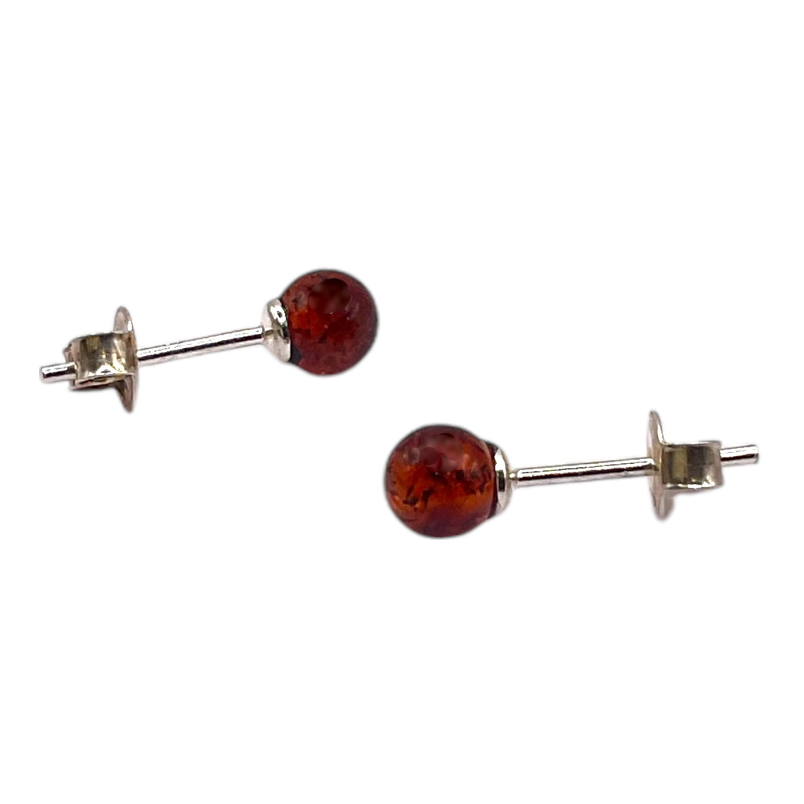 Baltic Amber Earrings - Mini Amber Earrings Studstyle