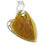 Thumbnail: Heart-shaped amber pendant with silver accents