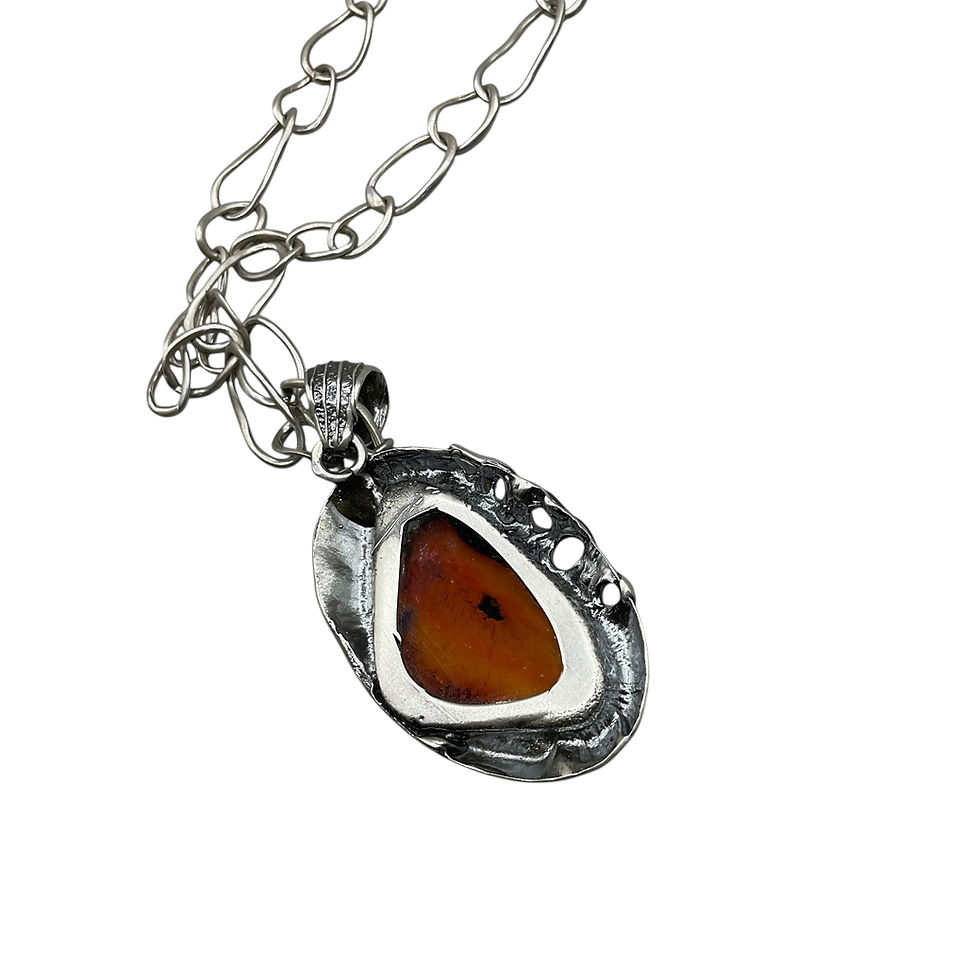 Thumbnail: Baltic AmberArtisan Pendant #7