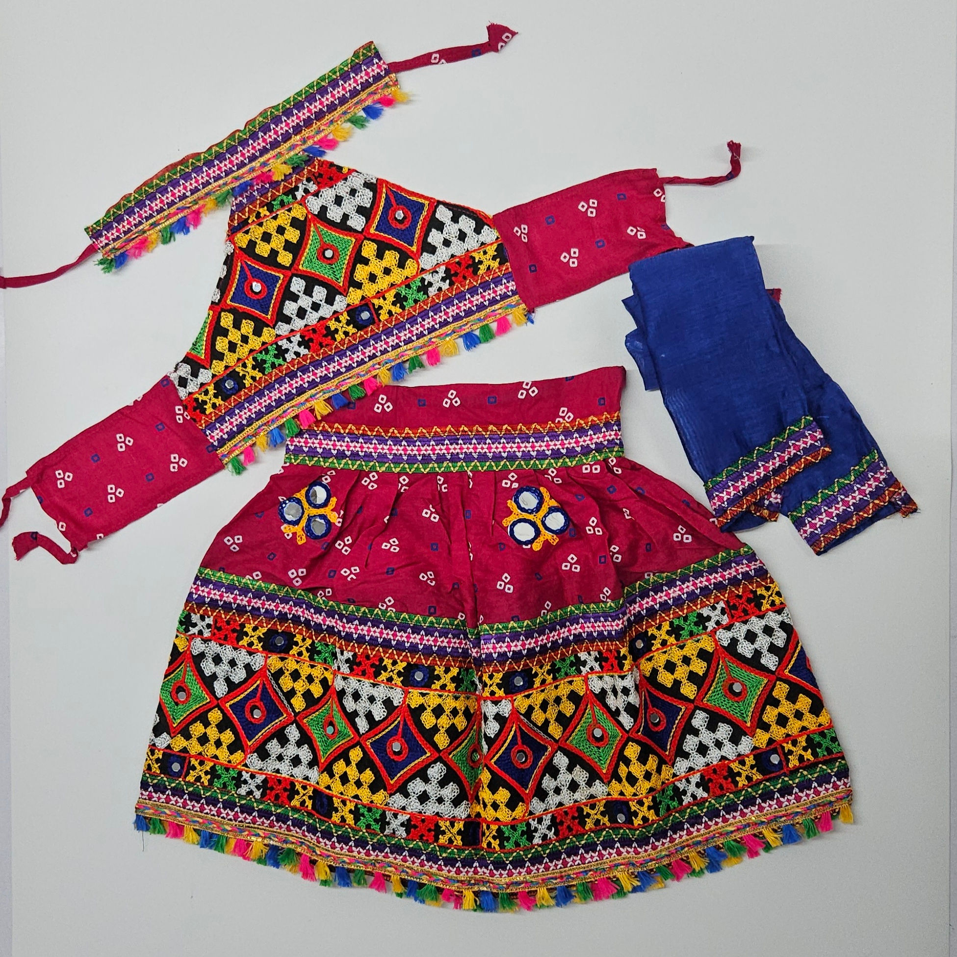 Navratri Ghaghra Choli - Pink