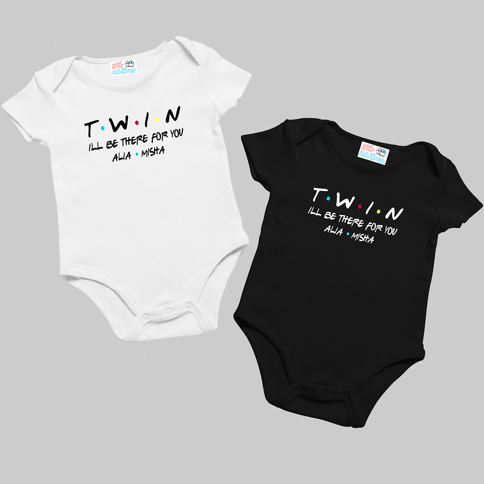 Twin I'll Be There For You White + Black Combo