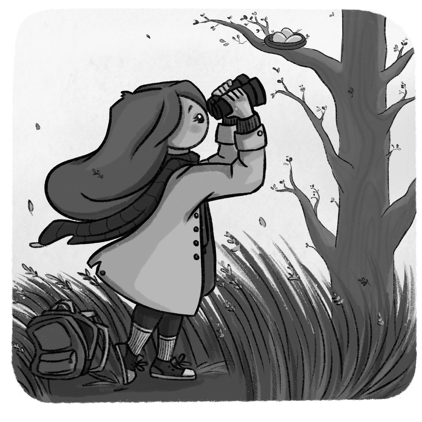 Dragon Girl spots a Nest