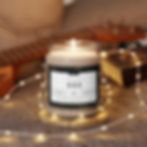 Thumbnail: 444 Angel Number Candle Black Marble 