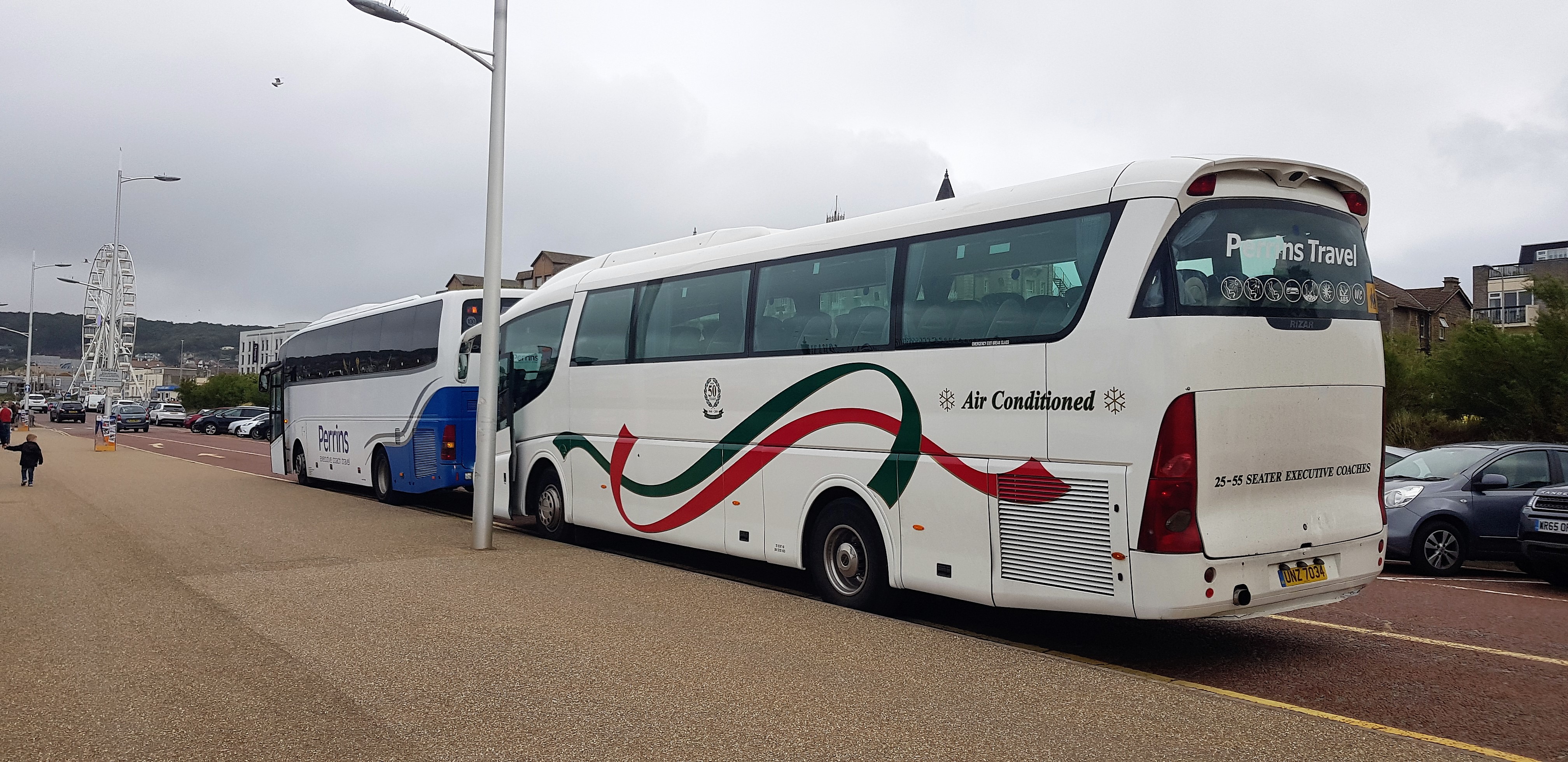 Coaches at Weston super mare