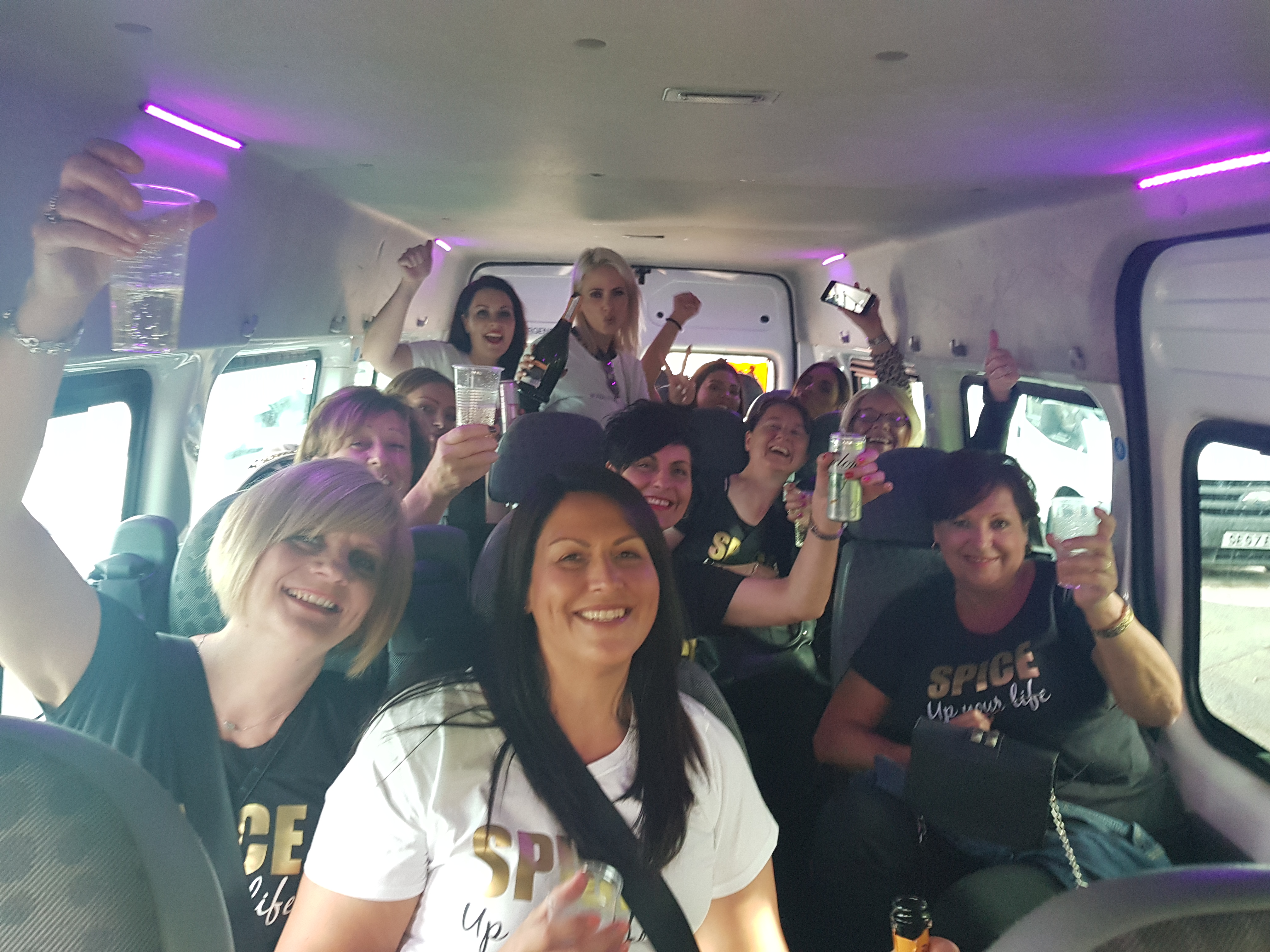 hen party minibus hire