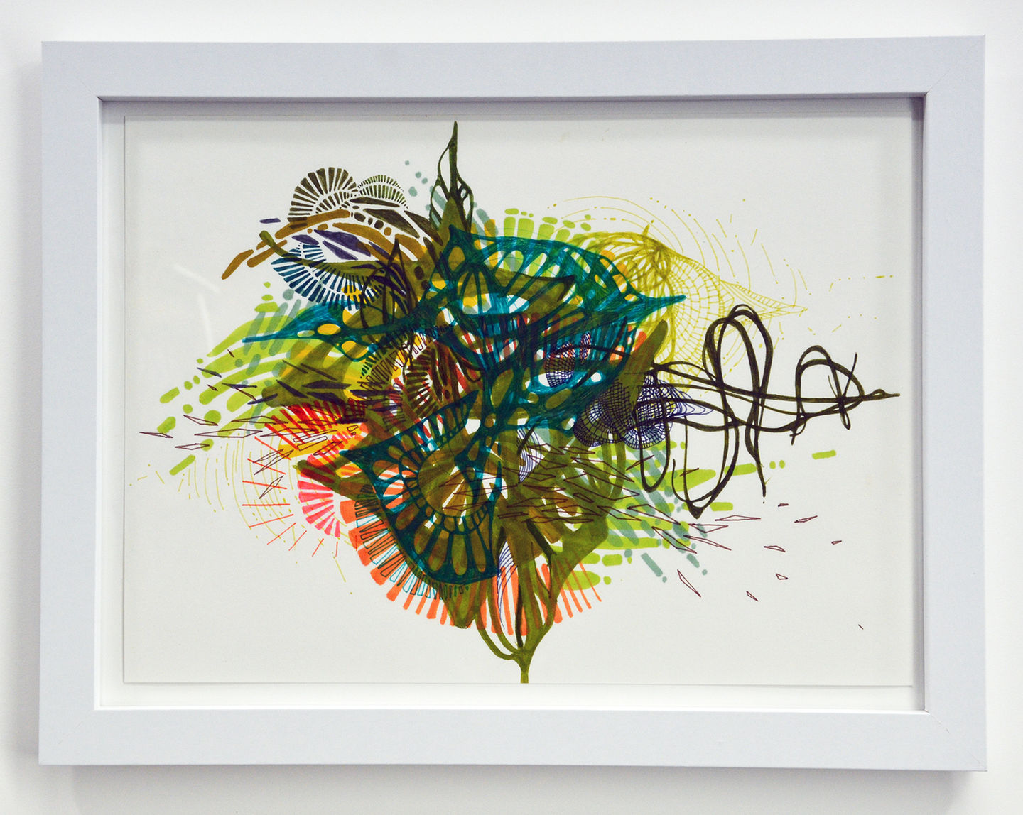 mixed media drawing by Crystal Wagner