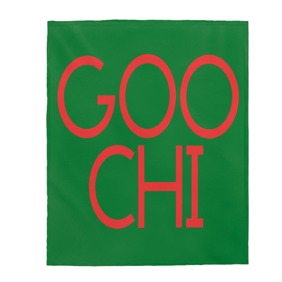 GOO CHI Phonetic Designer Velveteen Plush Blanket (2 sizes)