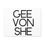 Thumbnail: GEE VON SHE Phonetic Designer Canvas Wall Print Art (4 sizes)