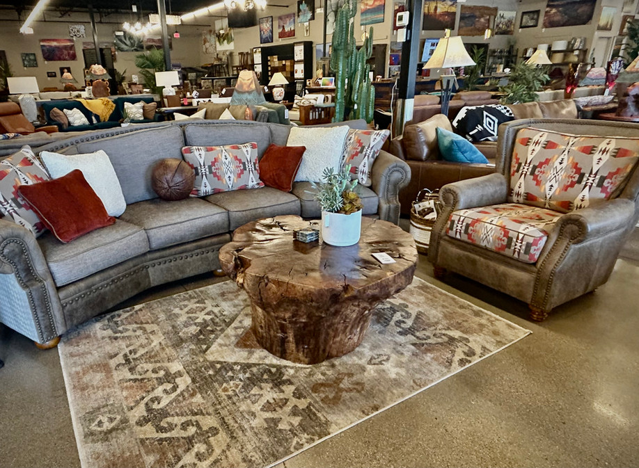 Custom Omnia leather Sofa & Chair fabric