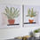 Thumbnail: Set of 2 Watercolor Vase Canvas Prints – 50x50
