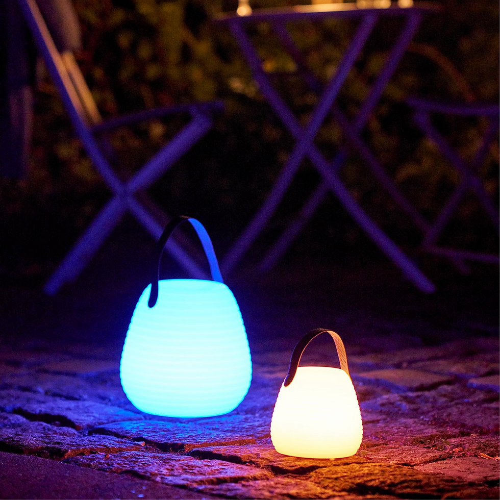 Miniatura: Lámpara portátil LED Derry - ∅13x12 cm